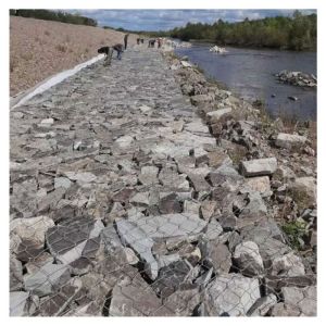 Gabion Box Wire Fencing PVC Coated Gabion Wire Mesh with 2.0mm-4.0mm Wire Gauge