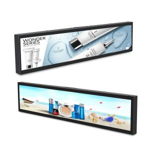 Ultra Wide Ad Player 1920x360 700cd/m2 Bar LCD Screen