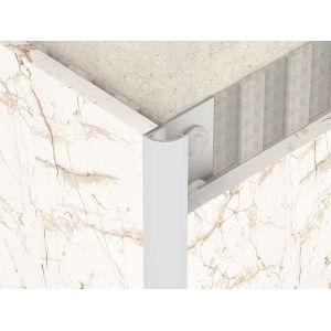 Brushed 2.0mm Stainless Steel Tile Trim Strip For Round Custom