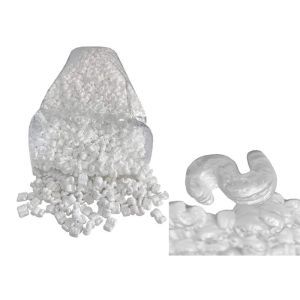 Off White Color Paper Cushion Packaging 3.5 Cuft EPS Packing Peanuts