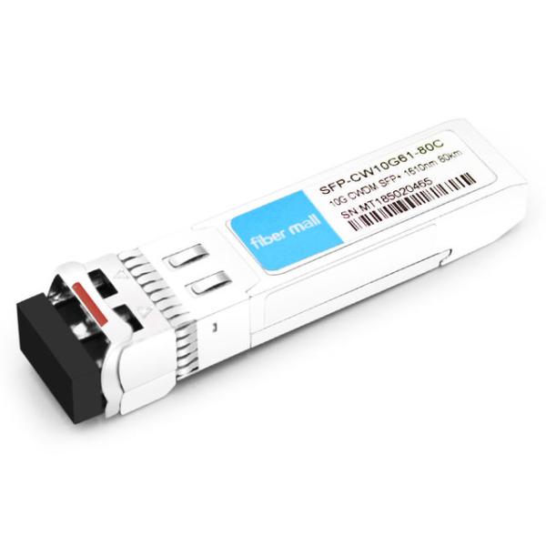 Quality Juniper EX-SFP-10GE-CWZ61 Compatible 10G CWDM SFP+ 1610nm 80km LC SMF DDM Transceiver Module for sale