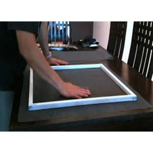 Extruded Ventilate Fibreglass Fly Screen Mesh Fireproof Customized Design