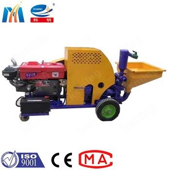 Quality Multifunctional Diesel Mortar Plastering Machine Remote Control With Double Cylinder for sale