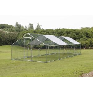 8Lx3Wx2H m Chicken Run Coop/ Animal Run/Chicken House/Pet House/Outdoor Exercise