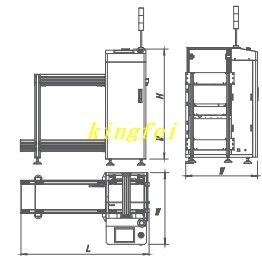 SMT Line Automatic PCB Magazine Unloader PCB Loader And Unloader