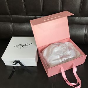 Birthday Magnetic Folding CMYK PMS Collapsible Gift Box With Ribbon