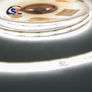 Non-waterproof 24v COB 320Ds 8mm Ra 80 CCT Tri-color Cob LED Light Strip