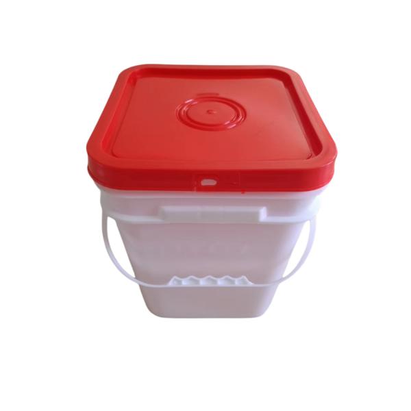 Beverage Packaging 10L Square Bucket with Lids and Handle
