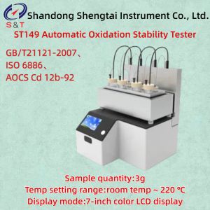 Wholesale Animal And Vegetable Oil Oxidation Stability Tester ST149 Sample Quantity 3g ISO 6886 from china suppliers
