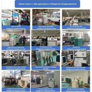 Explosion proof certificate AC refrigerant charging machine vacuum filling