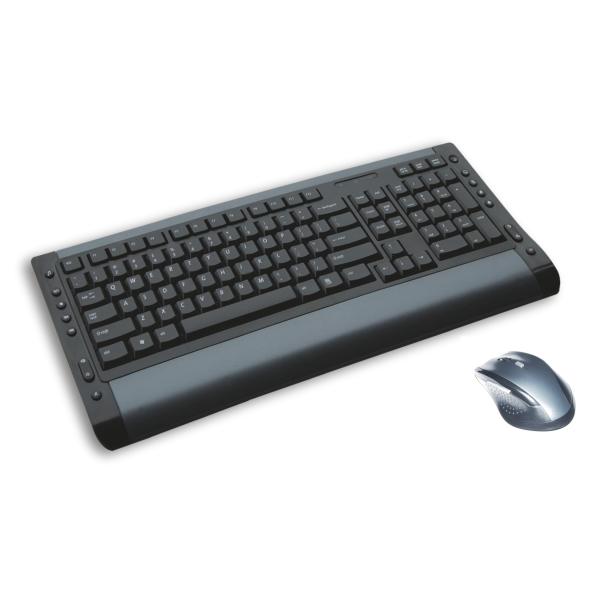 800 DPI KolorFish 2.4G Wireless Keyboard and Mouse combo Designed for USB