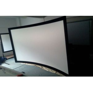 Top Quality HD Projection Screen 100 Inch Curved Fixed Frame 3D Projector