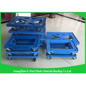 Big Capacity Moving Equipment Dolly , Furniture 4 Wheel Moving Dolly Virgin PP