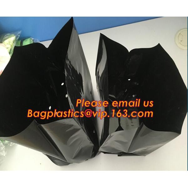 Effective UV Stabilized Black White Plastic Growing Bag / Polyethylene Jumbo Tree Planter Bag,Poly seedling bag 5 gallon