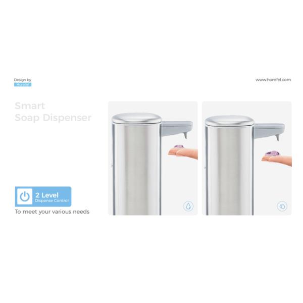 Bathroom Automatic Liquid Foam Soap Pump With Touch-Free Rechargeable Technology And Waterproof Design