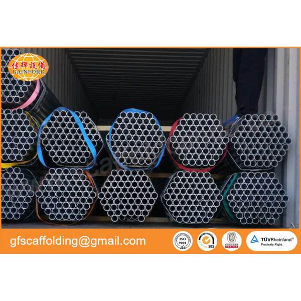 Q345B hot dip galvanized 6 M scaffolding steel pipe tube for Middle east market oil and gas project