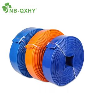 Red QX PVC Layflat Hose 2-10bar Colorful and Sturdy for Industrial Applications