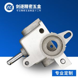 China Electric industrial 450 fan part Aluminium motor gear box with motor shaft on sale
