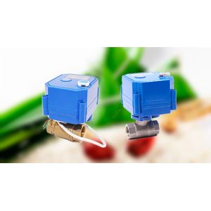 AC230V Electric Motorized Zone Heating Valves 1.0 Mpa With Manual Handle