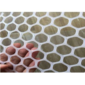 1.2mm hole White Extruded Plastic Netting Mesh