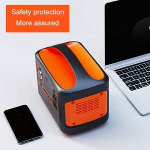 Rechargeable Portable Power Stations 600W LiFePO4 Type C With Light