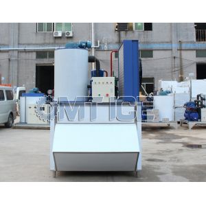 PLC Control Freshwater Flake Ice Machine Corrosion Proof Snow Flake Ice Maker