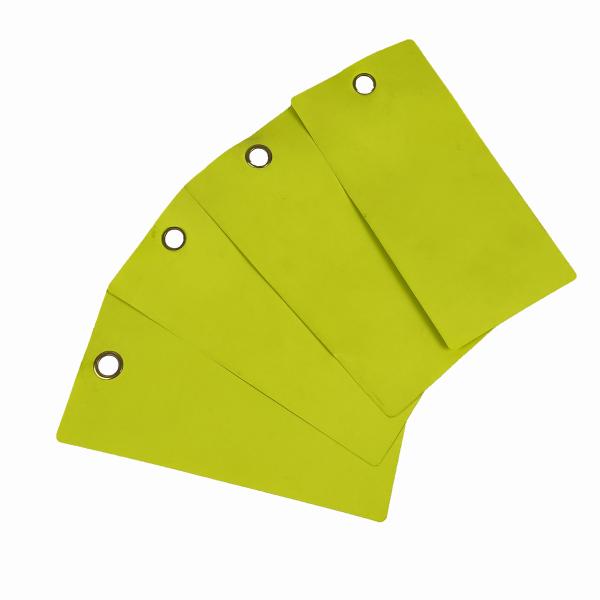 Custom Printed Blank PVC Tag Waterproof Durable Lockout Plastic Tag