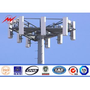 Self Supporting Steel Lattice Tower With Galvanization For Telecommunication
