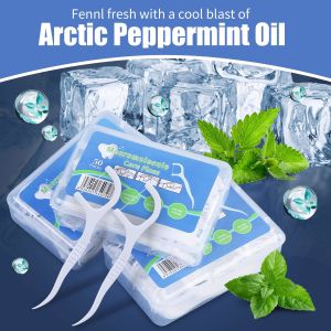 800 Count Dental Floss Picks Deep Cleaning Protect Gums Family Pack With 50