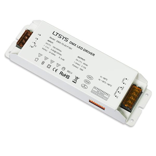 Quality 24v Constant Voltage Dimmable Led Driver DMX512 / RDM Long Using Life for sale