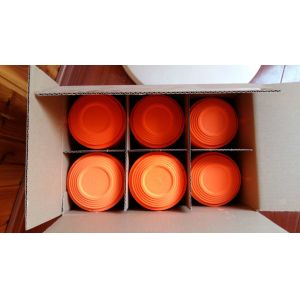 Orange Biodegradable 1.2T 108mm Shooting Clay Targets