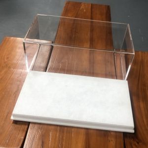 Clear Plastic Plexiglass Jewelry Display Cases Hand Model Toy Cosmetics Garage