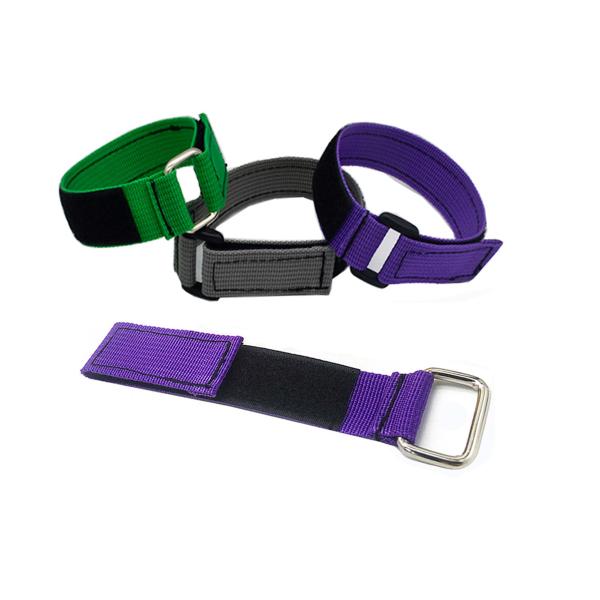 DANSKY Custom Adhesive Strip Tape Reusable Adjustable Webbing Strap With Buckle Nylon Hook and Loop Strap Cable Ties Fastener