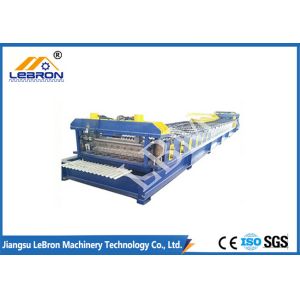 Blue color 2018 New Design Corrugated Roof Sheet Roll Forming Machine PLC