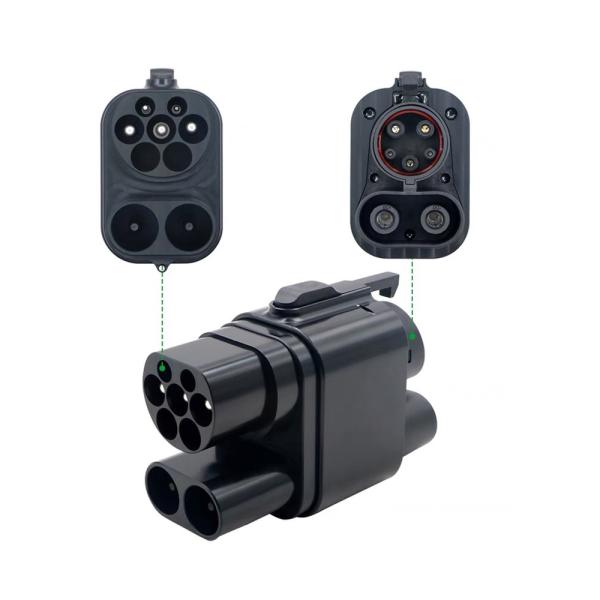 Quality CCS2 To CCS1 Adapter DC fast EV Charging station combo 2 to combo 1 Adapter Electric Vehicle Charger Connector for sale
