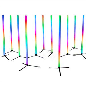 Wholesale HS - T60 / HS - T120 RGB Tube LED Video Lights 2ft / 4ft Pixel Photo Studio Light from china suppliers