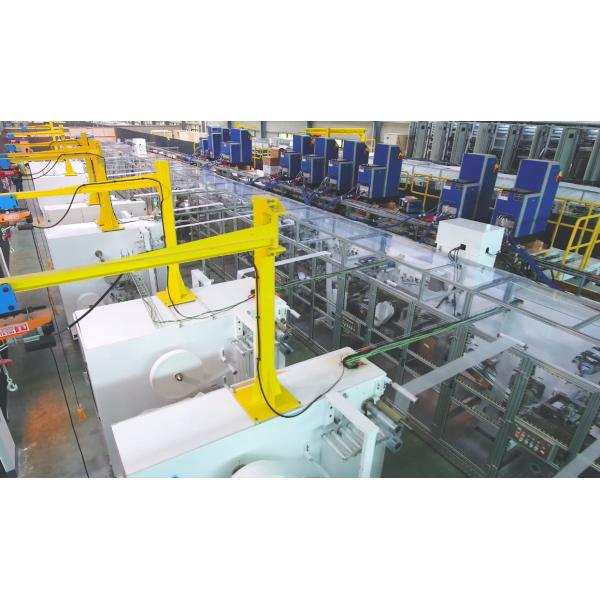 Quality 500PPM Pulp SAP Baby Diaper Machinery With Mitsubishi System for sale
