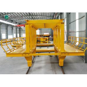 customized manual rail cart applied train railway with railings