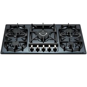 China Stainless Steel Panel 5 Burner Built In Hob Multifunction on sale