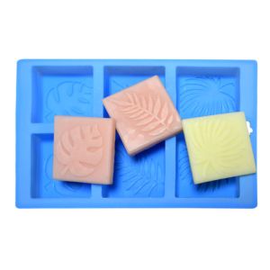 China Custom Pattern Reusable Soap Molds Handmade Silicone Square Baking Mold on sale