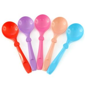 15cm Pp Custom Ice Cream Spoon With Personalized Logo