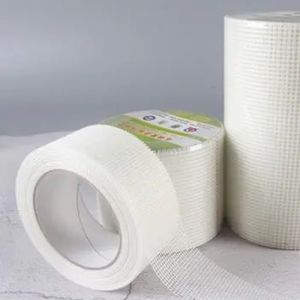 Durable Fiberglass Mesh Tape / Grid Mesh Cloth Tape For Joint Sealing