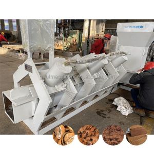 2024 in Indonesia Coconut Shell Coir Fiber Separating Machine Defibering