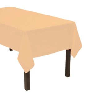 Heavy Duty Waterproof Solid Color Tablecloths for Rectangle Tables