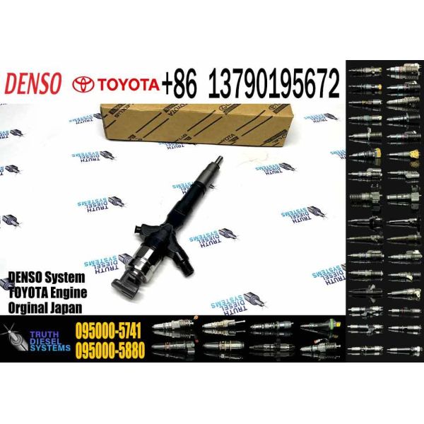 High Quality New Fuel System Parts Diesel Fuel Injector 23670-39135 095000-5740 095000-5741 095000-5742 for Diesel Engine