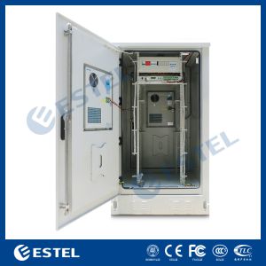 IP65 Insulated Outdoor Telecom Enclosure With DC48V Cooling System / Base