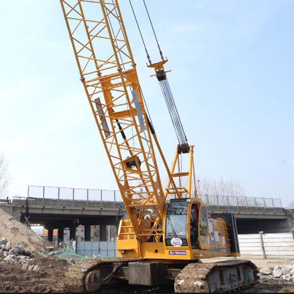 Quality 298kW Engine Power 100T Crawler Crane PLC Control System And 100000kg Operating Weight for sale