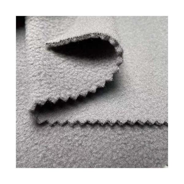 recycle PET Polar fleece double brush single fleece polyester fabric for winter