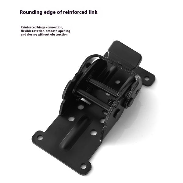 90° Self-locking Folding Hinge Thickened Hardware Accessory for Dining Table Chair Bed Leg Coffee Table Support