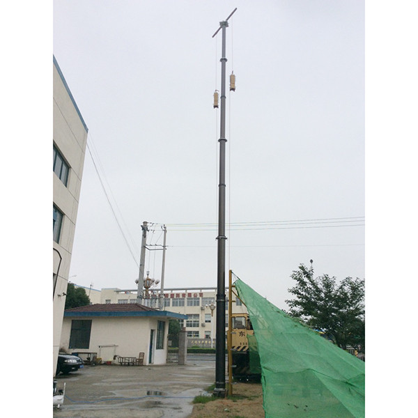 the best quality 15m heavy duty standard non-locking pneumatic telescopic masts